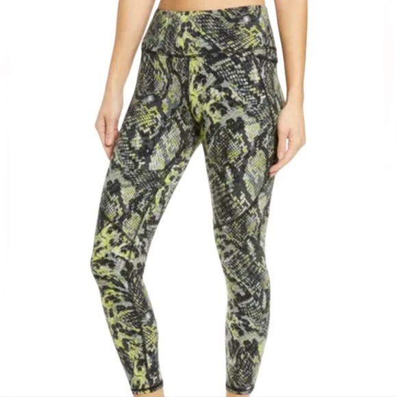 Sweaty Betty The Power Pocket Chic Snake Print Leggings XXL - Picture 1 of 13